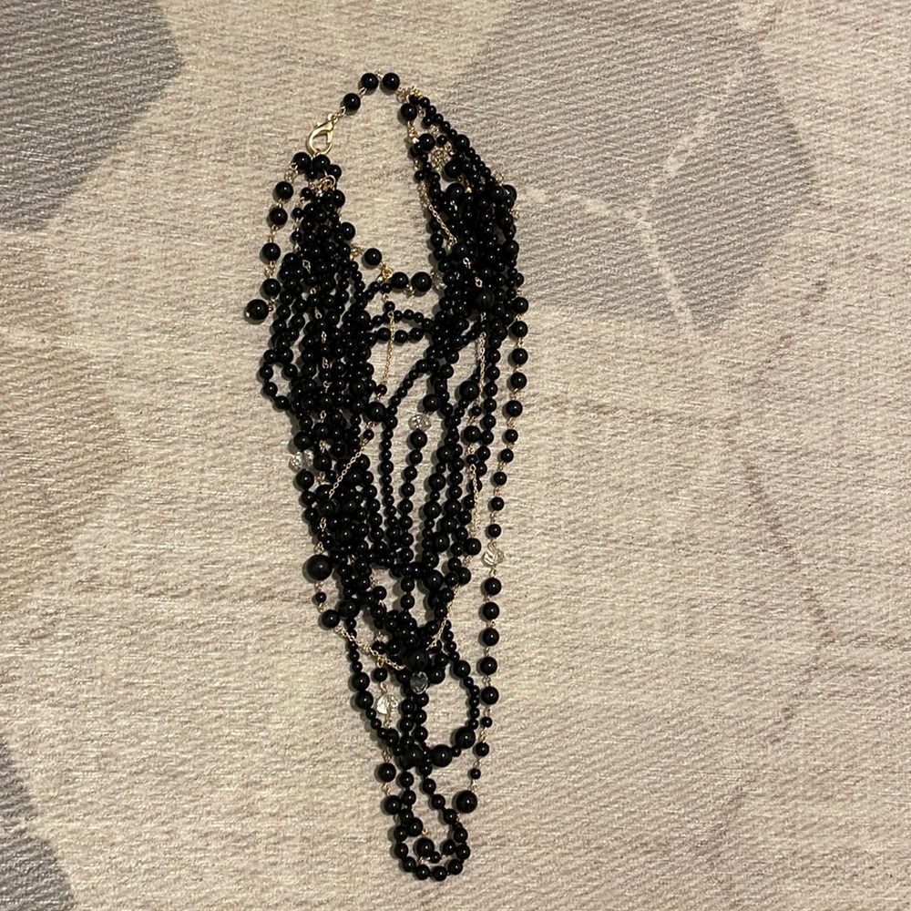 AMRITA SINGH | NWOT Black layered necklace